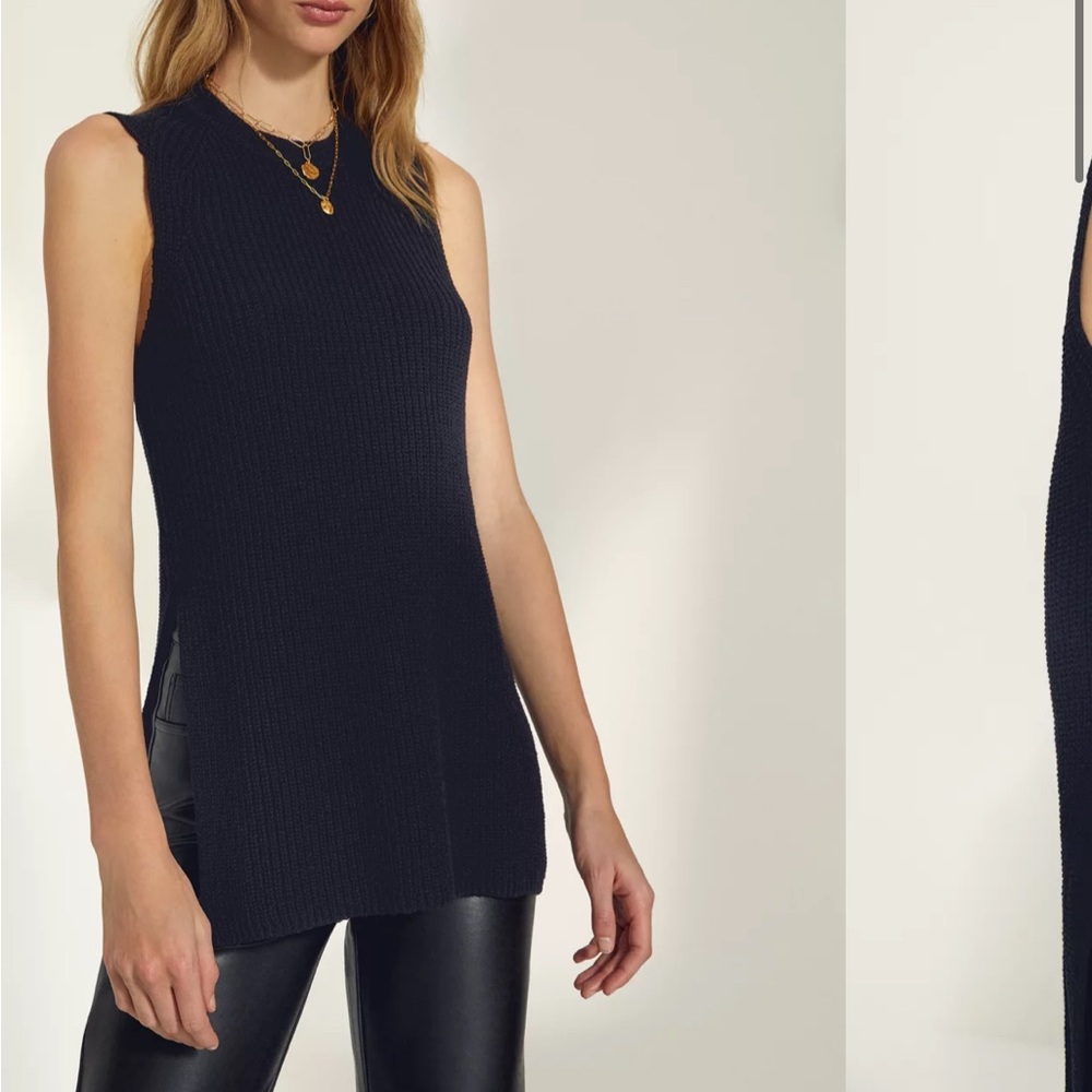 Aritzia Wilfred Palmier sleeveless sweater Size XXS